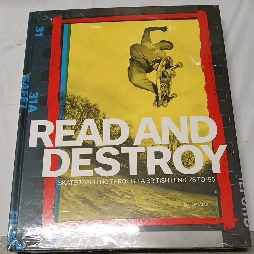 Read and Destroy Skateboarding Through a British Lens by Dan Adams Hardcover NIP